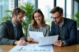 Schéma illustrant les étapes du crowdfunding immobilier